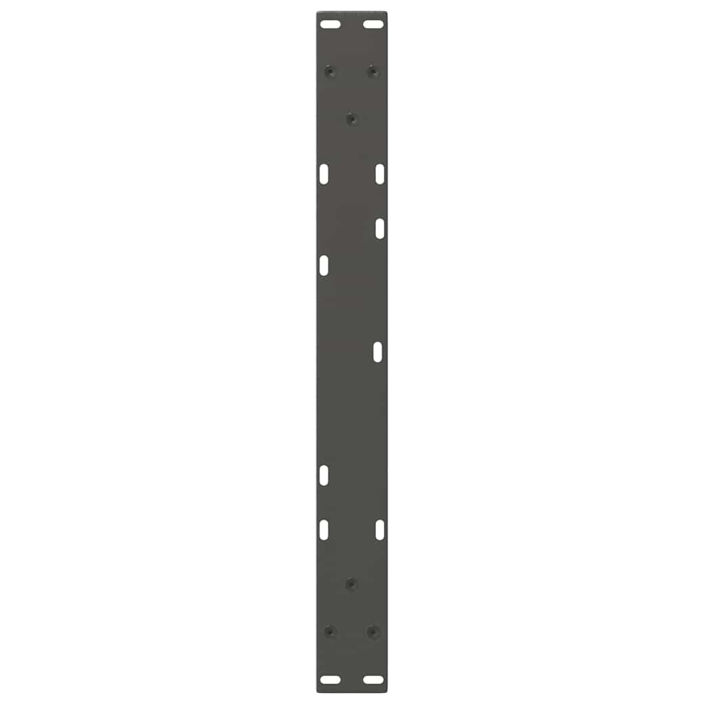 Noge za klub stolić V-oblika 2 kom antracit 50 x (42-43,3) cm čelik