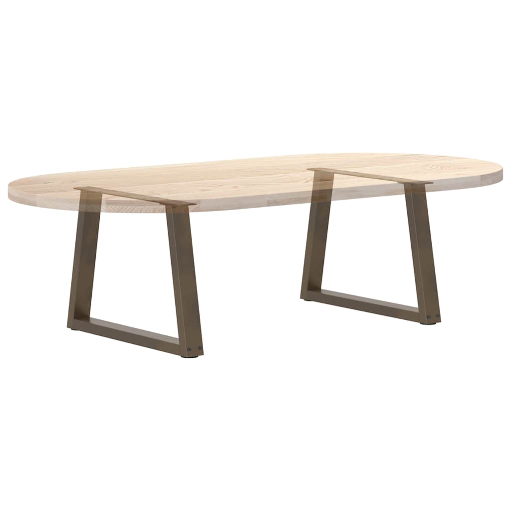 Noge za klub stolić V-oblik 2 kom Prirodni čelik 50 x (42-43,3) cm Čelik