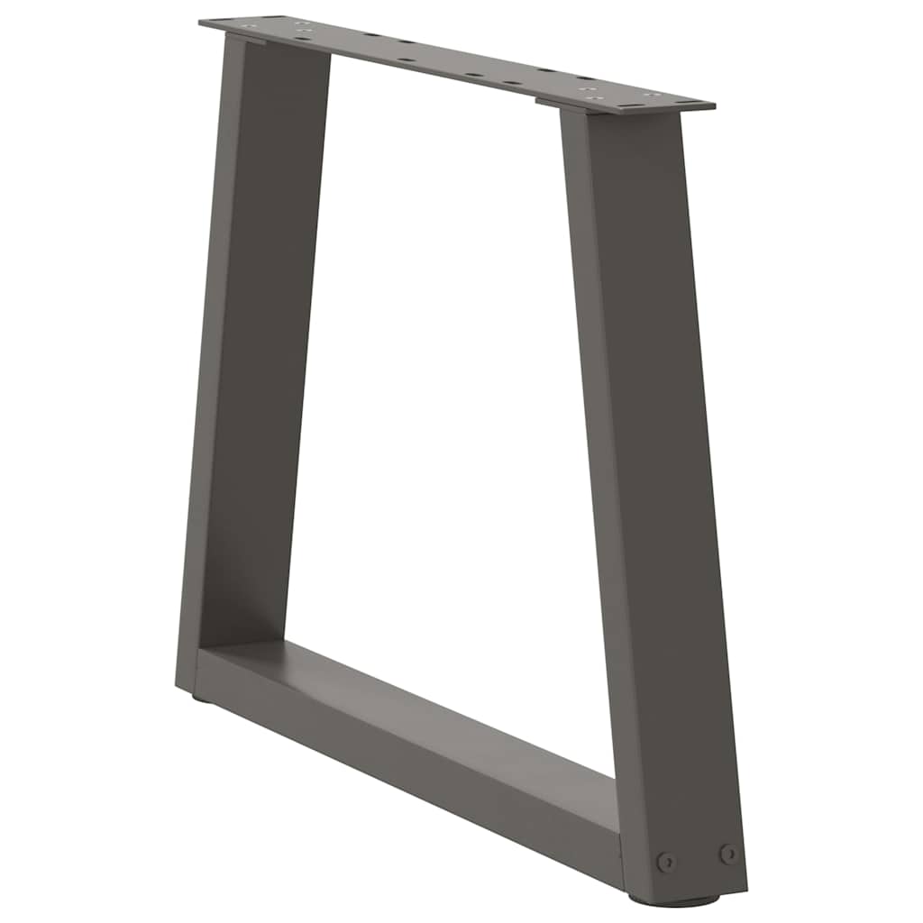 Noge za klub stolić V-oblika 2 kom antracit 60 x (42-43,3) cm čelik