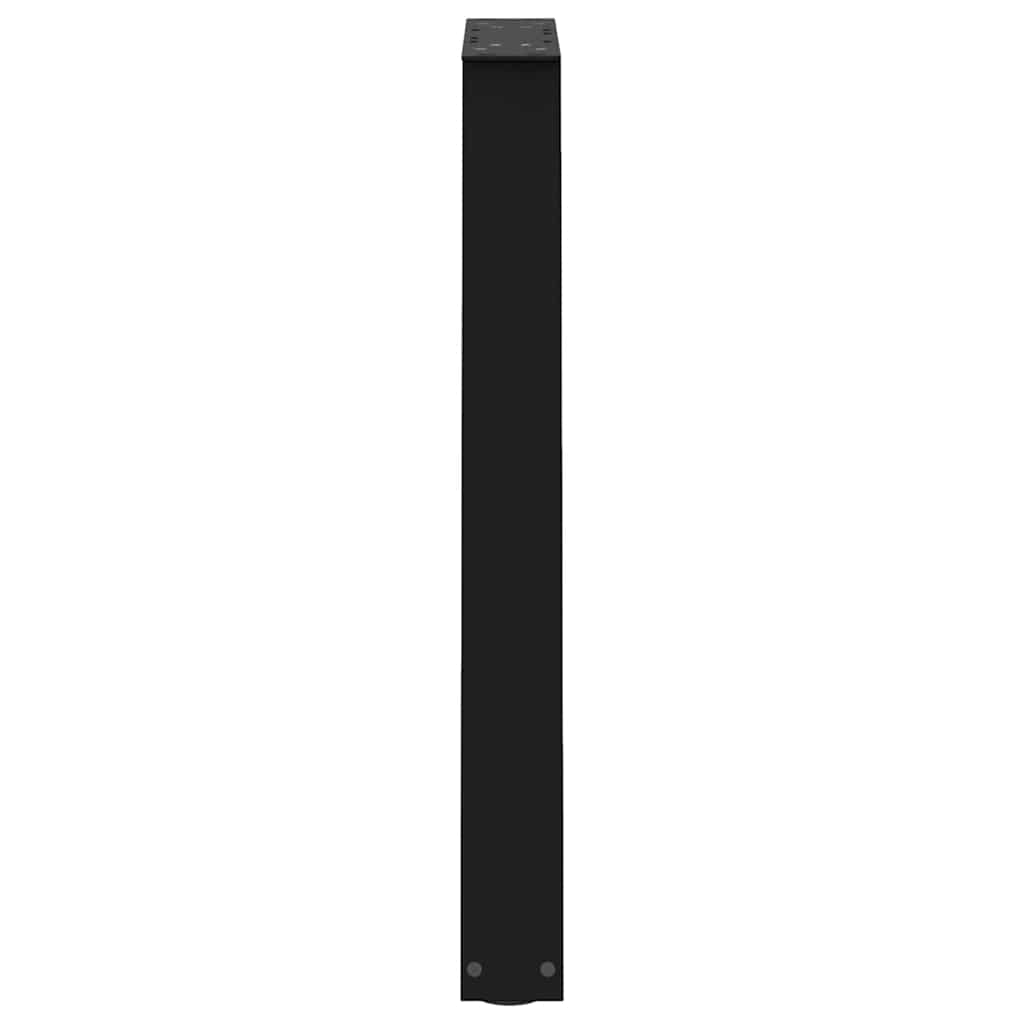 Noge za blagovaonski stol V-oblik 2 kom Crne 50x(72-73,3) cm Čelik