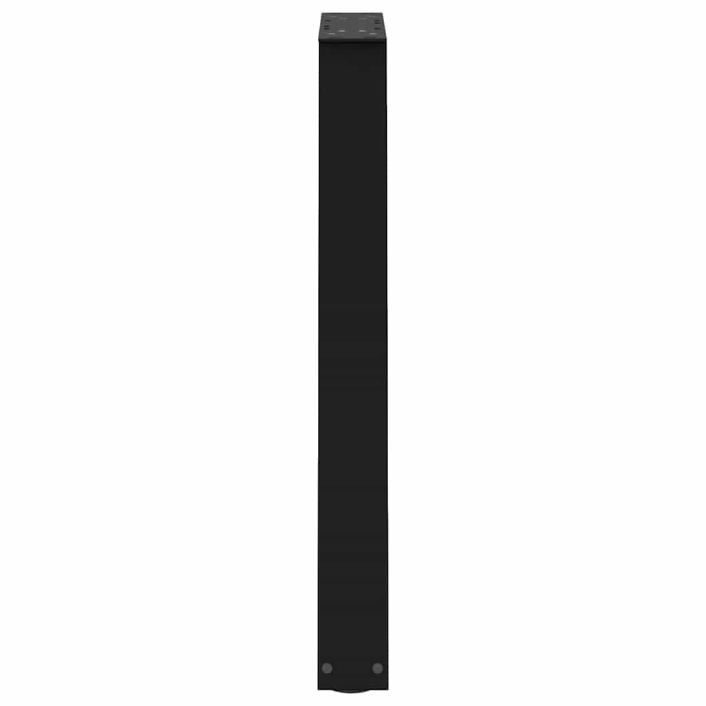 Noge za blagovaonski stol V-oblik 2 kom Crne 60 x (72-73,3) cm Čelik