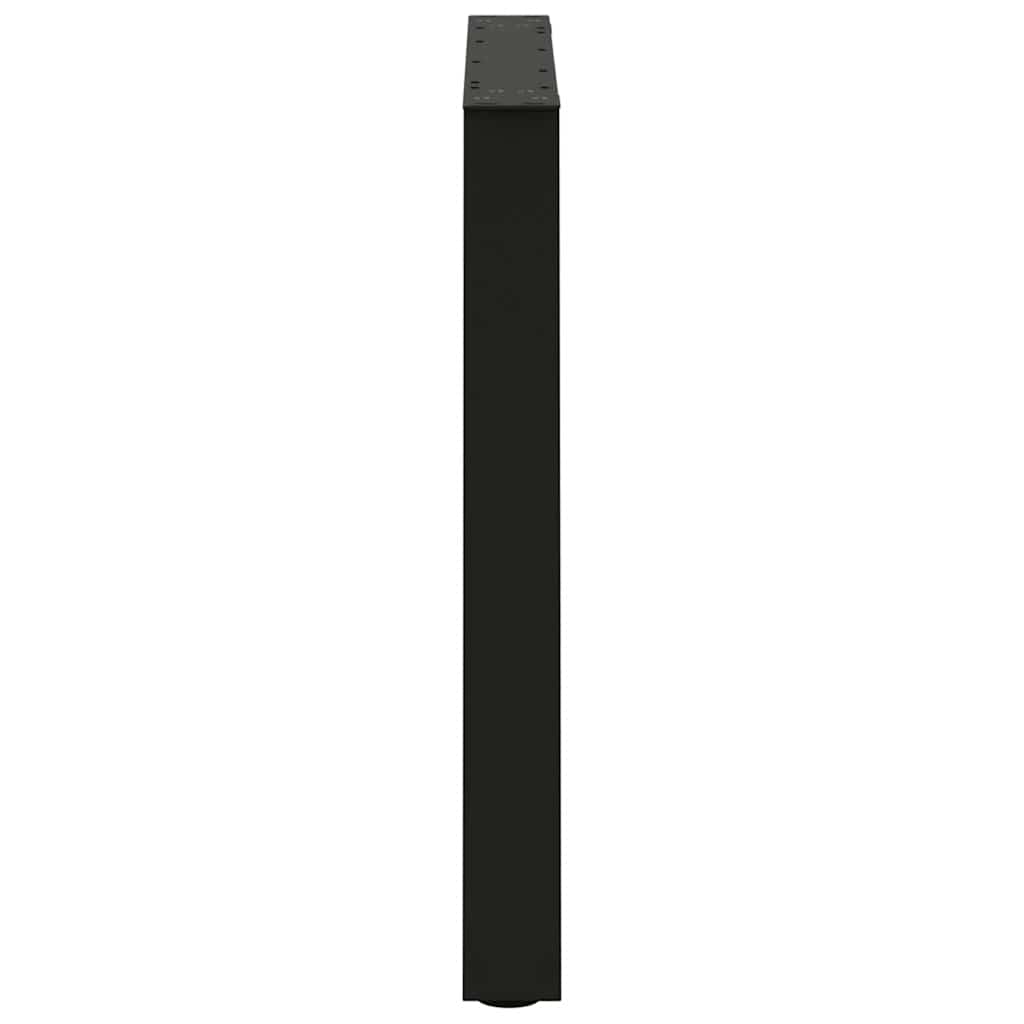 Noge za blagovaonski stol V-oblika 2 kom Crne 70 x (72-73,3) cm Čelik