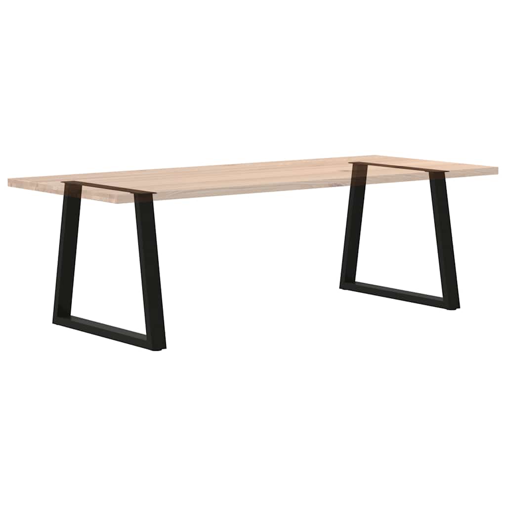 Noge za blagovaonski stol V-oblika 2 kom Crne 70 x (72-73,3) cm Čelik