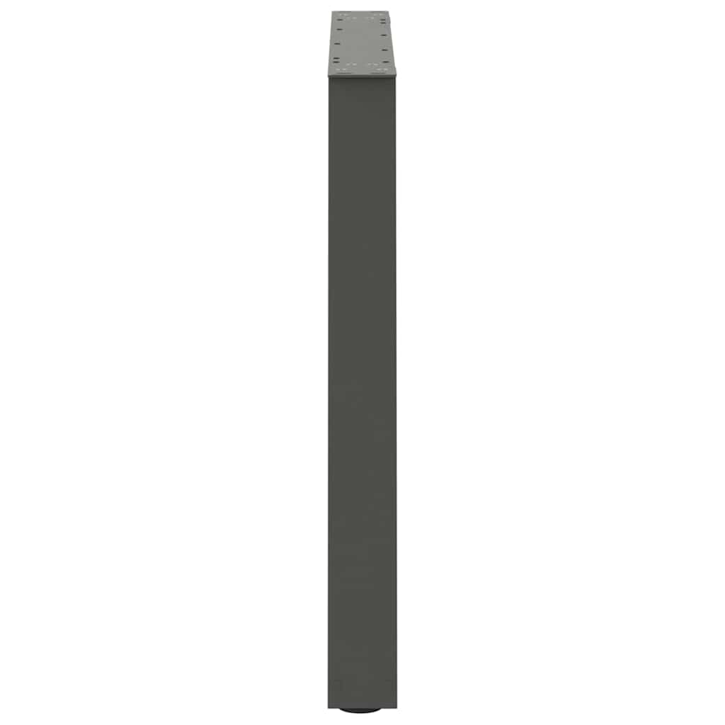 Noge za blagovaonski stol V-oblika 2 kom antracit 80 x (72-73,3) cm čelik