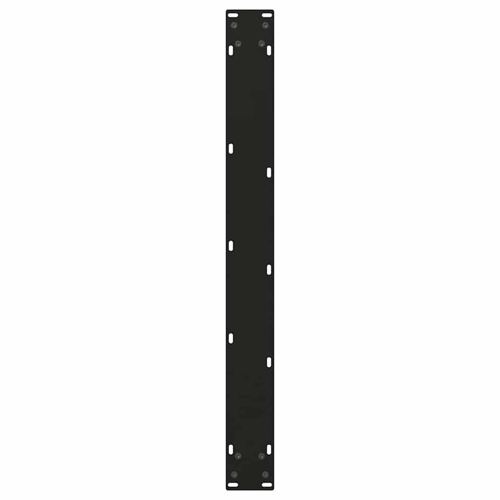 Noge za blagovaonski stol V-oblika 2 kom Crne 90 x (72-73,3) cm Čelik