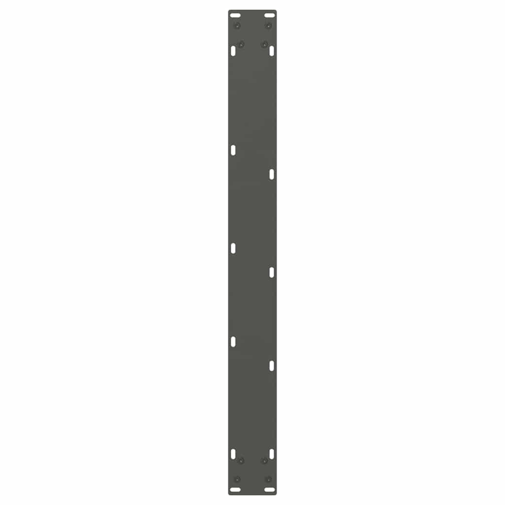 Noge za blagovaonski stol V-oblika 3 kom antracit 70 x (72-73,3) cm čelik
