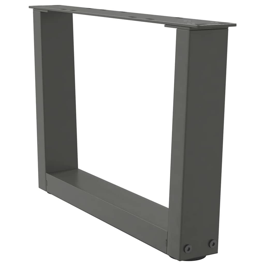 Noge za klub stolić V-oblika 2 kom antracit 60 x (30-31,3) cm čelik