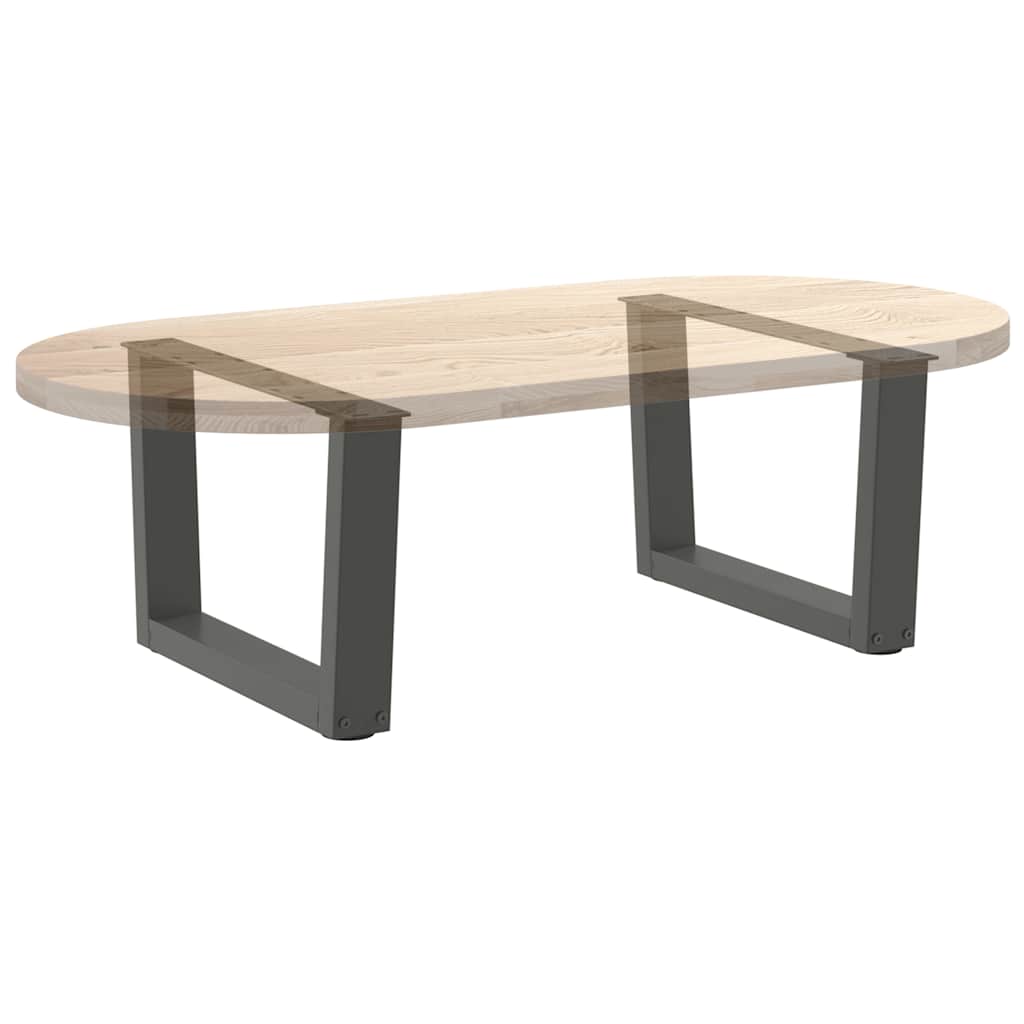 Noge za klub stolić V-oblika 2 kom antracit 60 x (30-31,3) cm čelik