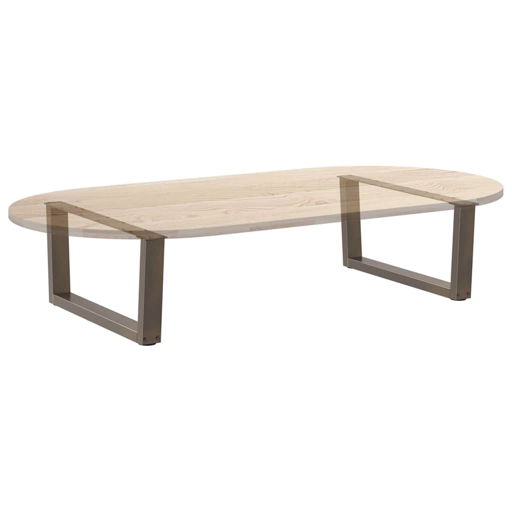 Noge za klub stolić V-oblik 2 kom Prirodni čelik 70 x (30-31,3) cm Čelik