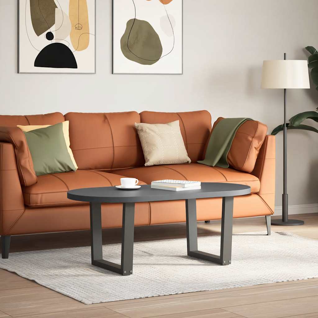 Noge za klub stolić V-oblika 2 kom antracit 50 x (42-43,3) cm čelik