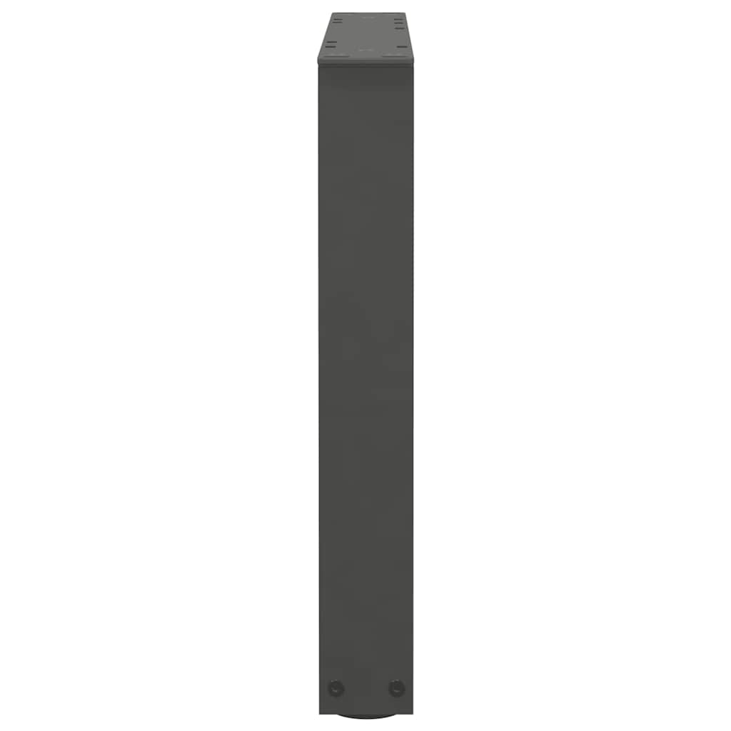 Noge za klub stolić V-oblika 2 kom antracit 60 x (42-43,3) cm čelik