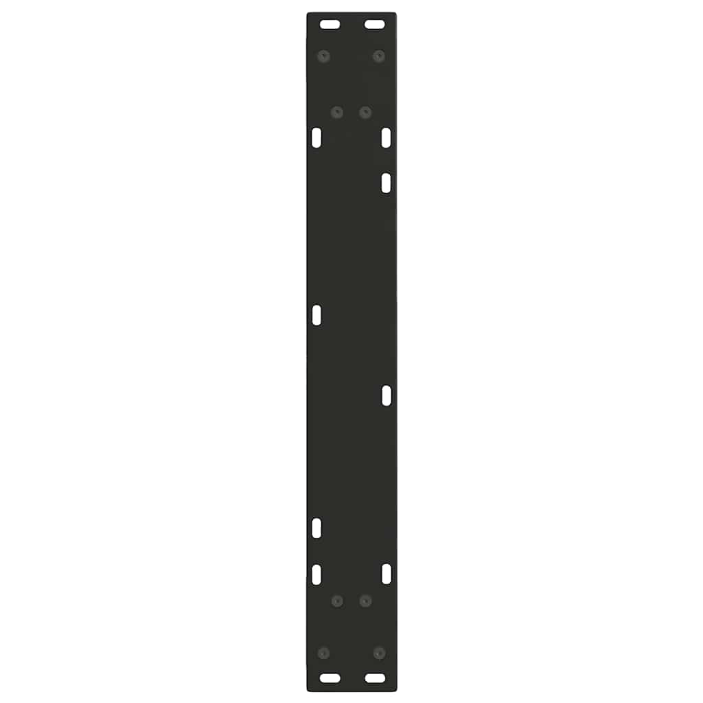Noge za blagovaonski stol V-oblika 2 kom Crne 60 x (72-73,3) cm Čelik