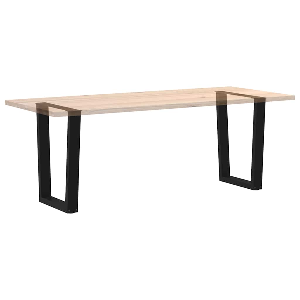 Noge za blagovaonski stol V-oblika 2 kom Crne 60 x (72-73,3) cm Čelik