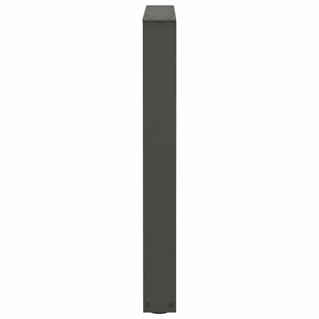 Noge za blagovaonski stol V-oblika 2 kom antracit 60 x (72-73,3) cm čelik