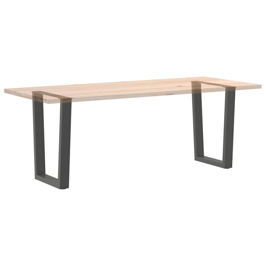 Noge za blagovaonski stol V-oblika 2 kom antracit 60 x (72-73,3) cm čelik