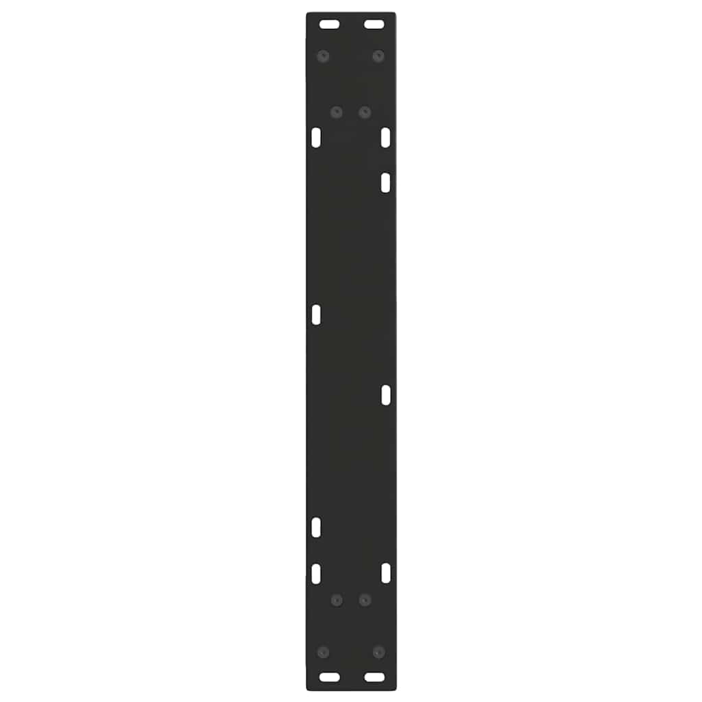 Noge za blagovaonski stol V-oblika 2 kom Crne 70 x (72-73,3) cm Čelik