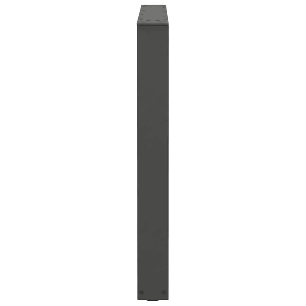 Noge za blagovaonski stol V-oblika 2 kom antracit 80 x (72-73,3) cm čelik