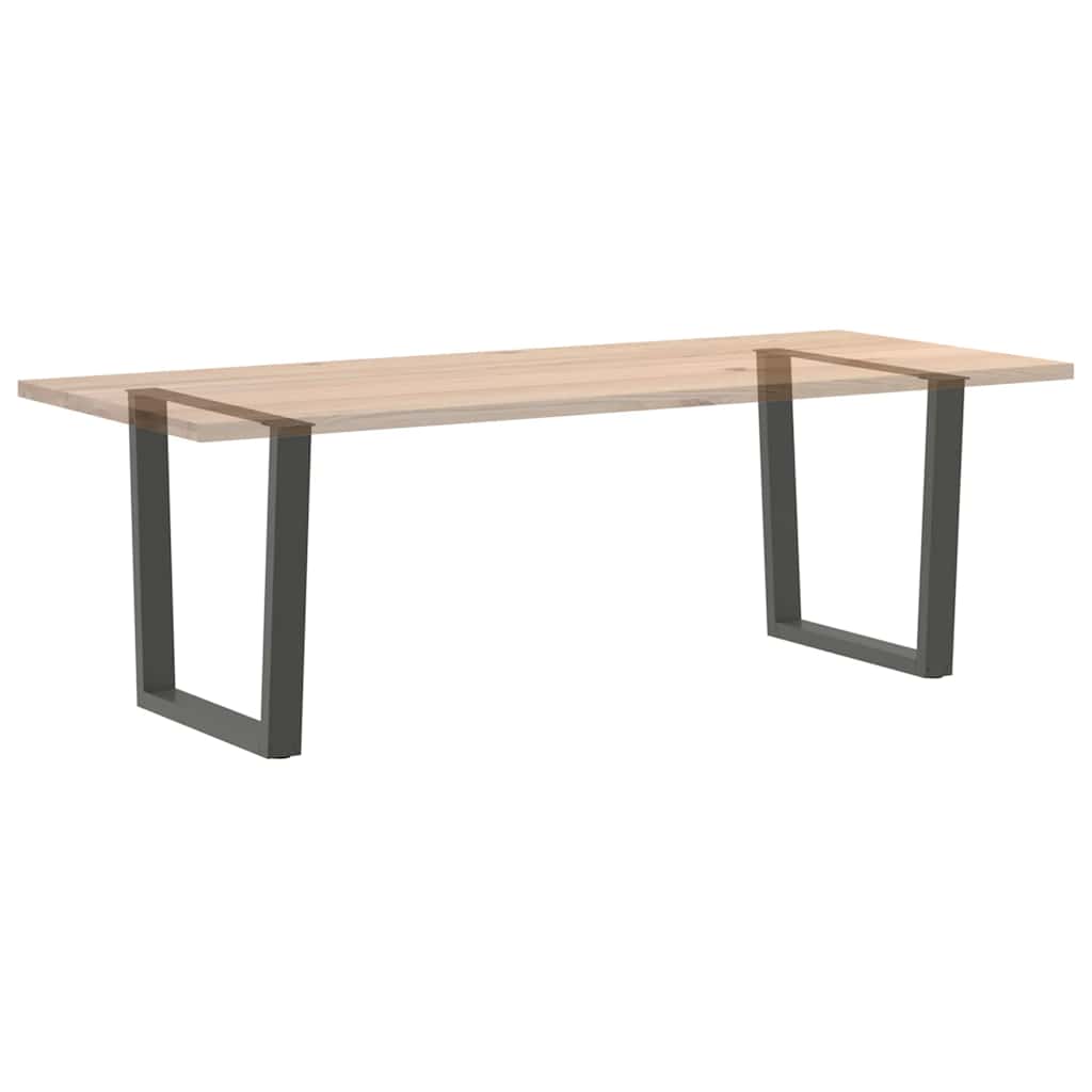 Noge za blagovaonski stol V-oblika 2 kom antracit 80 x (72-73,3) cm čelik