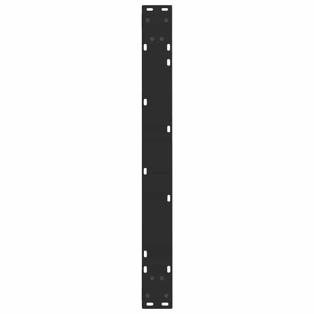 Noge za blagovaonski stol V-oblika 2 kom Crne 90 x (72-73,3) cm Čelik