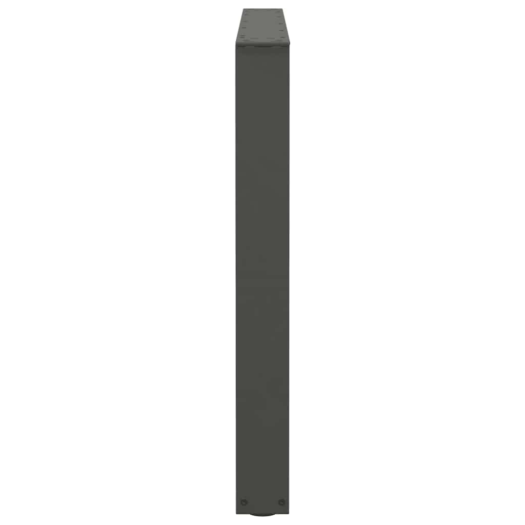Noge za blagovaonski stol V-oblika 2 kom antracit 100 x (72-73,3) cm čelik