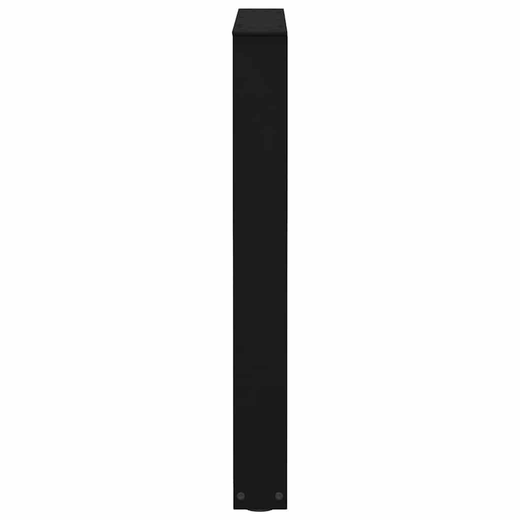 Noge za blagovaonski stol V-oblik 3 kom Crne 70 x (72-73,3) cm Čelik