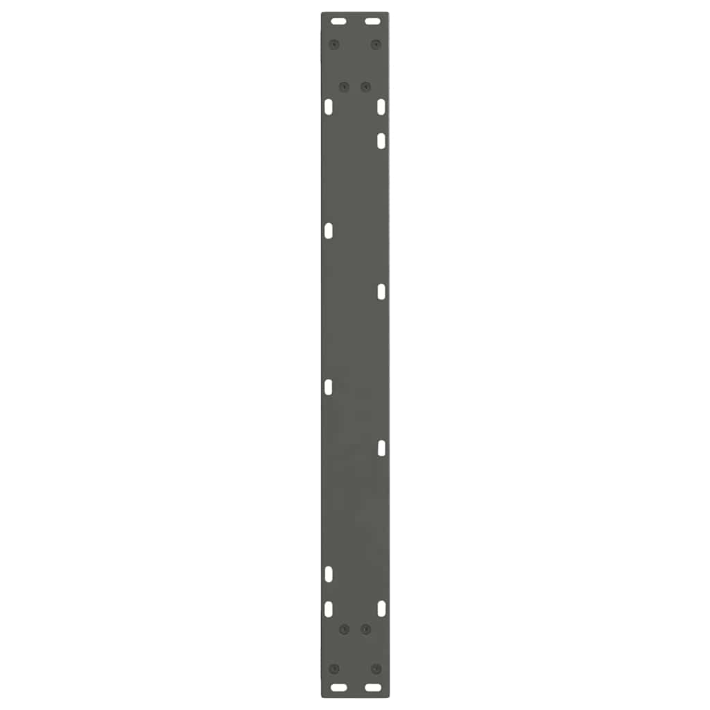 Noge za blagovaonski stol V-oblika 3 kom antracit 90 x (72-73,3) cm čelik