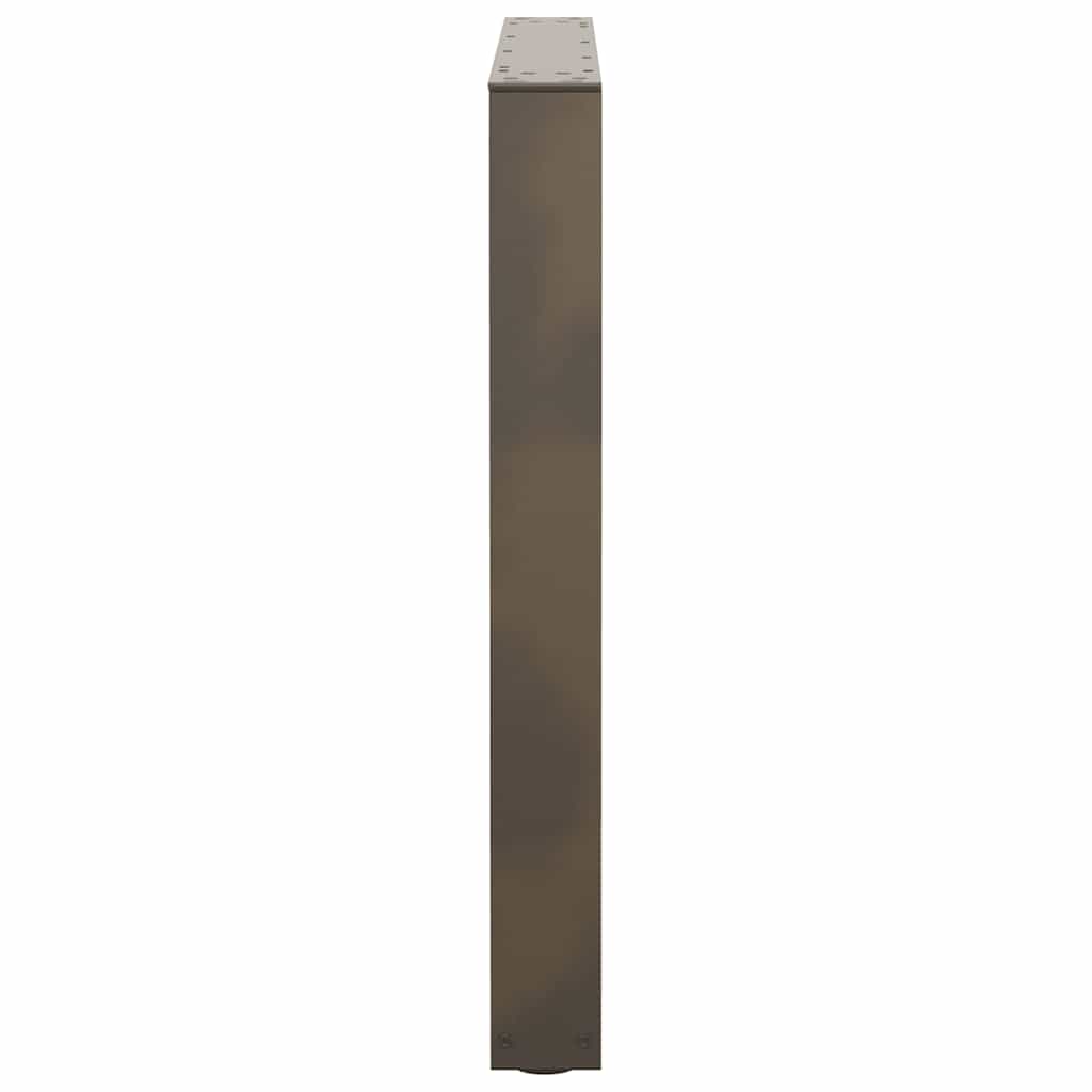 Noge za blagovaonski stol V-oblik 3 kom Prirodni čelik 90 x (72-73,3) cm Čelik