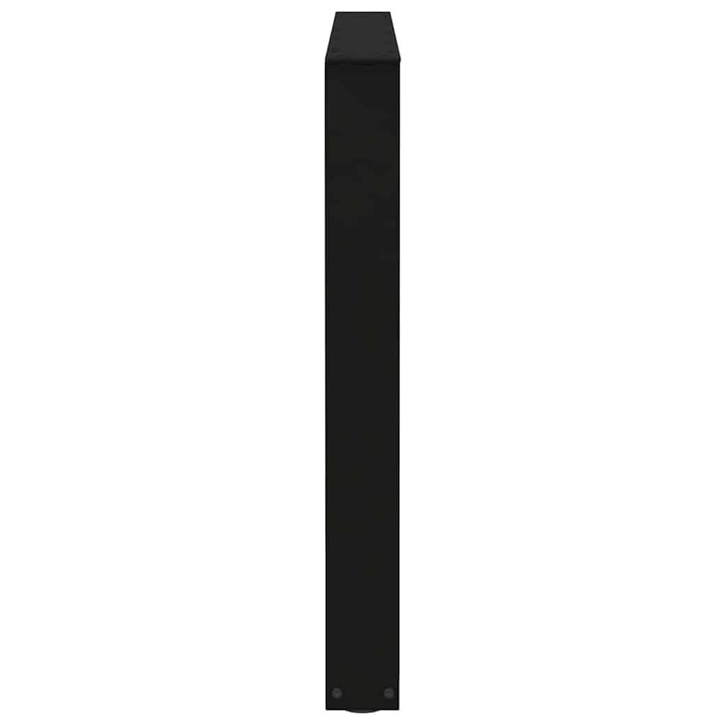 Noge za blagovaonski stol V-oblik 3 kom Crne 100 x (72-73,3) cm Čelik