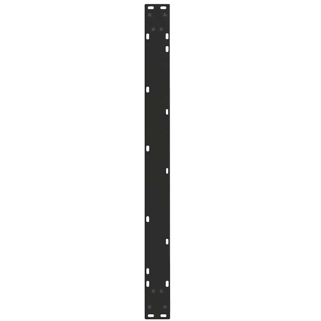 Noge za blagovaonski stol V-oblik 3 kom Crne 100 x (72-73,3) cm Čelik