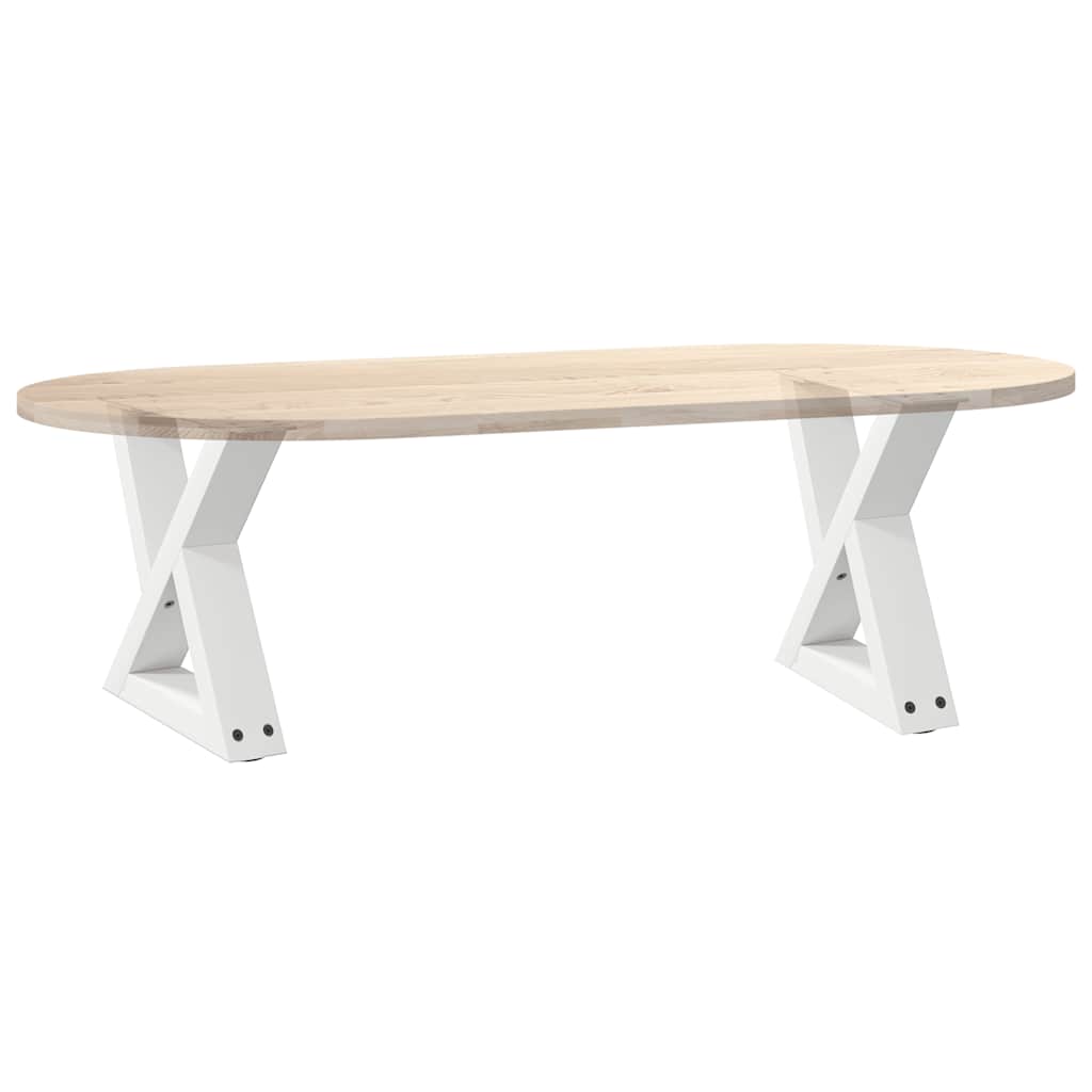 Noge za klub stolić 2 kom Bijele 30 x (30-31,3) cm Čelik