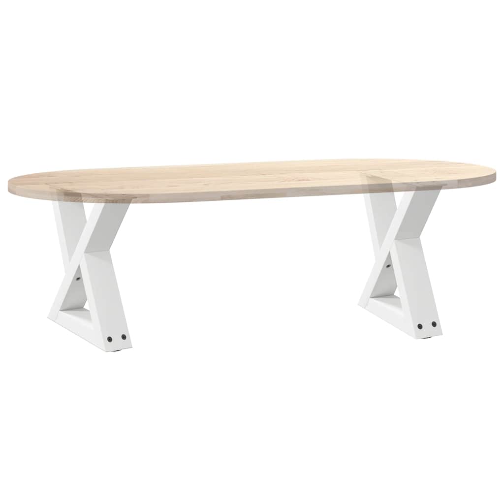 Noge za klub stolić 2 kom Bijele 40 x (30-31,3) cm Čelik
