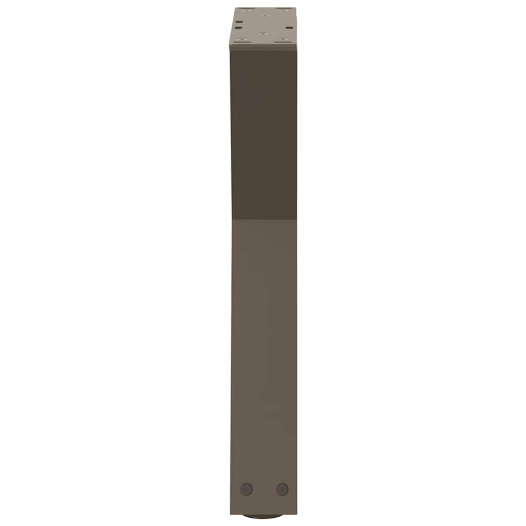 Noge za klub stolić 2 kom. Prirodni čelik 28 x (42-43,3) cm Čelik
