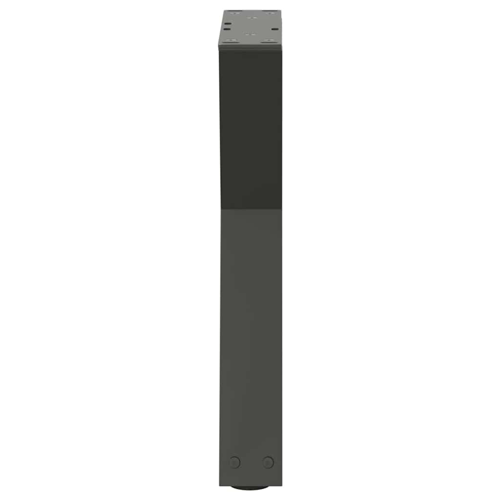 Noge za klub stolić 2 kom. antracit 38 x (42-43,3) cm čelik