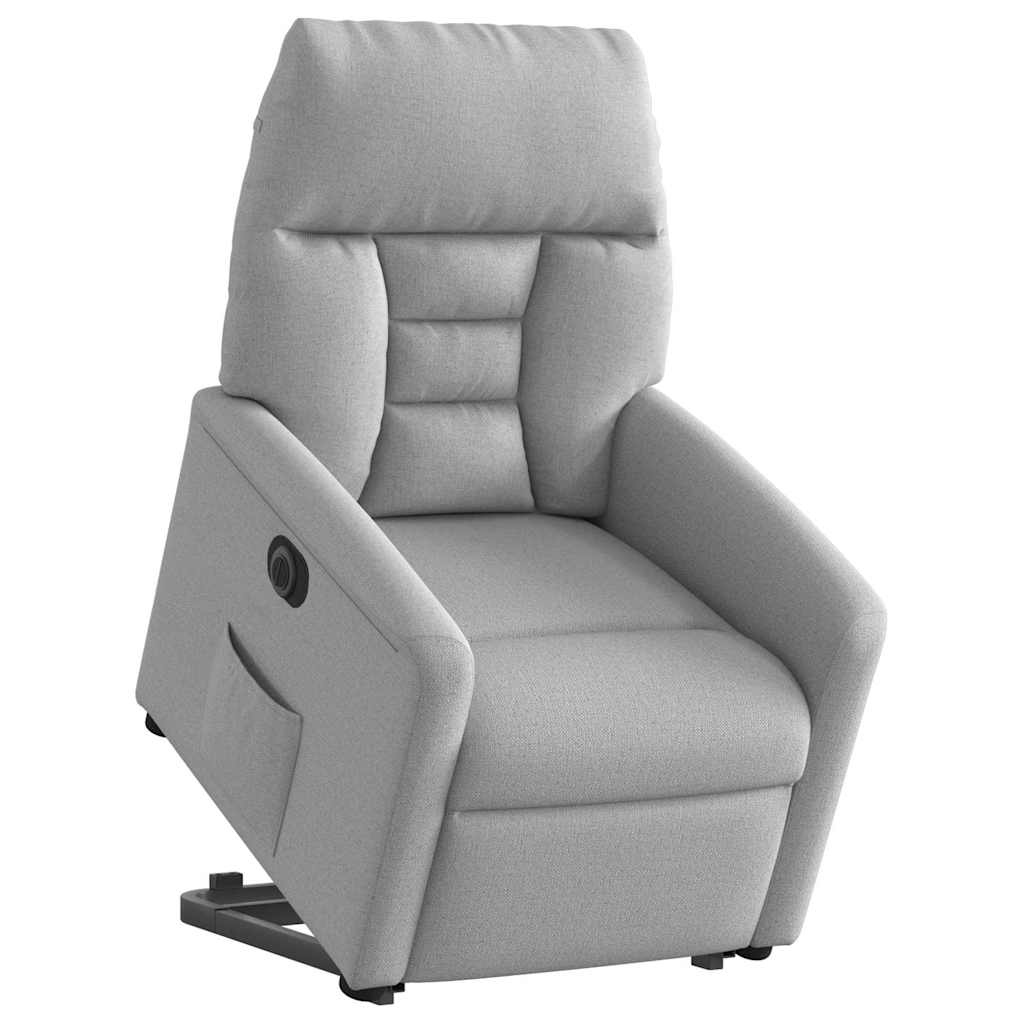 Električni naslonjač na podizanje oblačnosivi od tkanine
