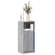 Komoda s LED svjetlima boja hrasta sonome 42,5x34x100 cm drvena