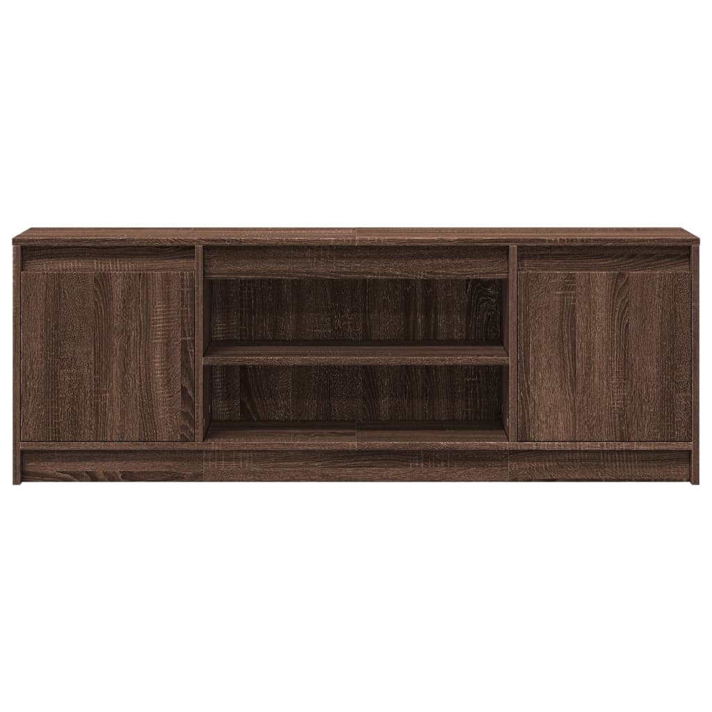 TV ormarić s LED svjetlima boja hrasta 139,5x34x50 cm drveni