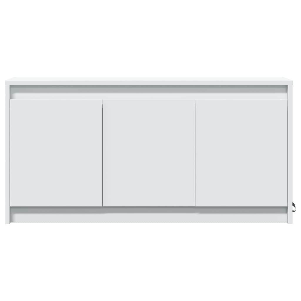 TV ormarić LED bijeli 100 x 34 x 50 cm od konstruiranog drva