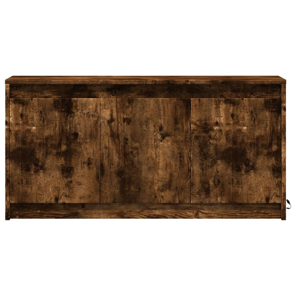TV ormarić s LED svjetlima boja hrasta 100x34x50 cm drveni