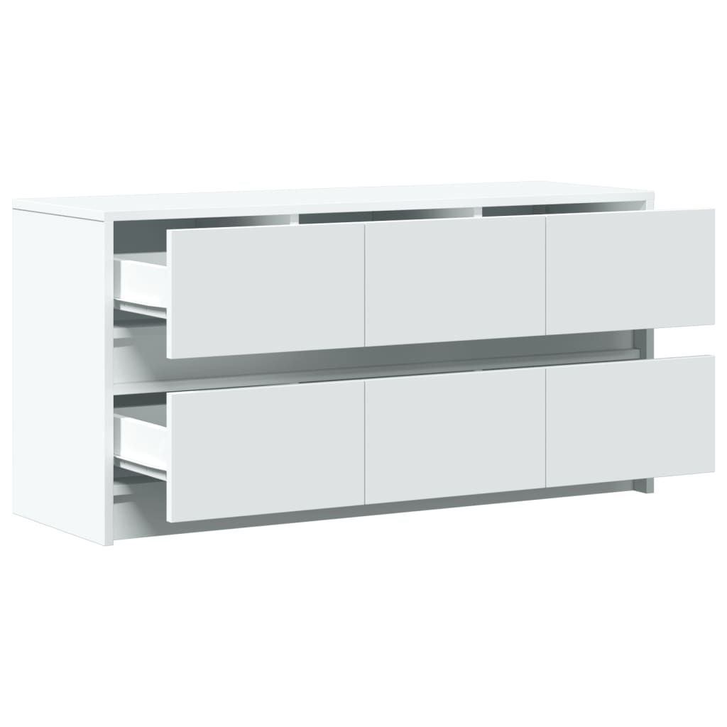 TV ormarić LED bijeli 100 x 34 x 50 cm od konstruiranog drva