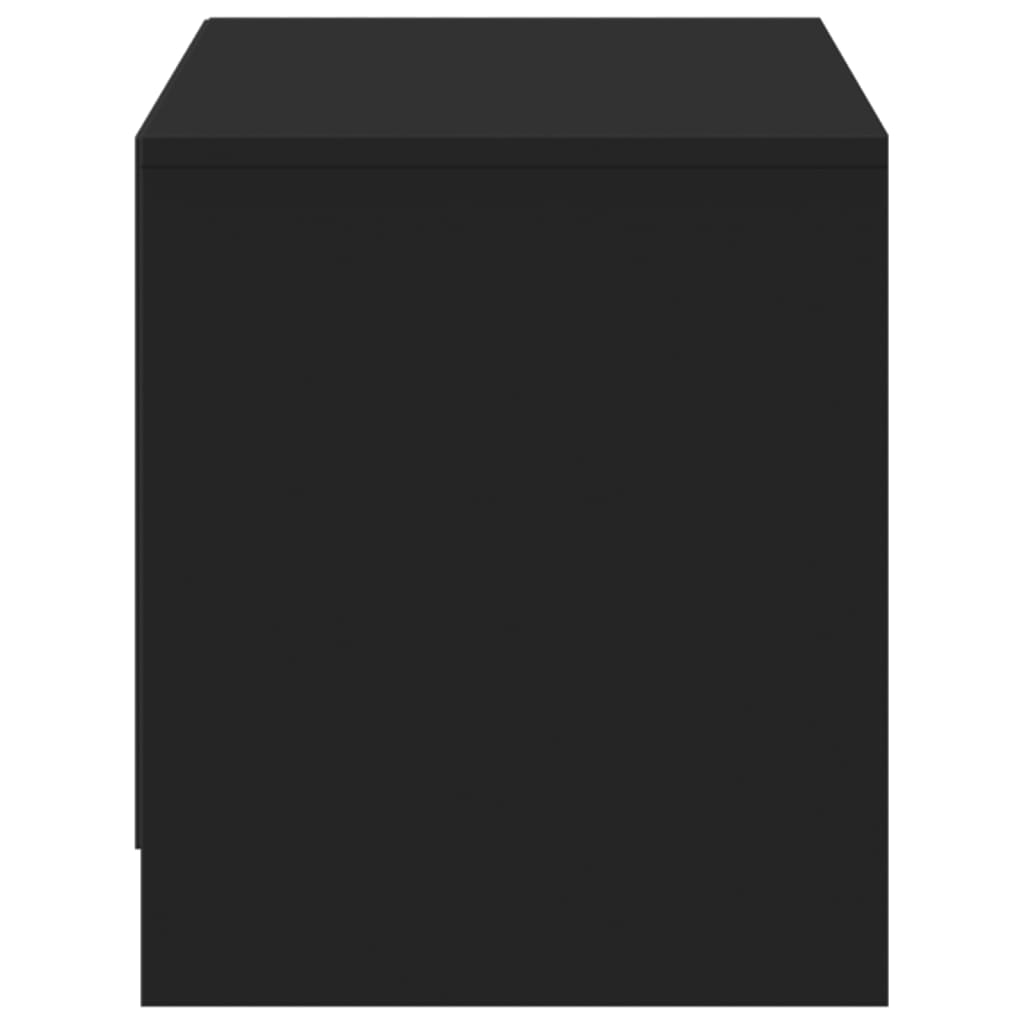 TV ormarić s LED svjetlima crni 97x34x40 cm konstruirano drvo
