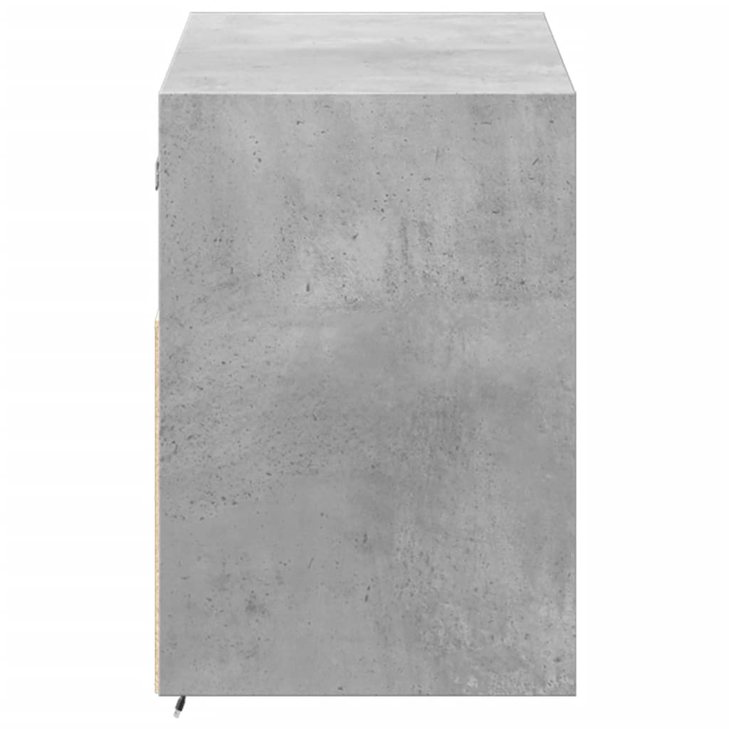 Zidni TV ormarić s LED svjetlima boja betona 100x31x45 cm