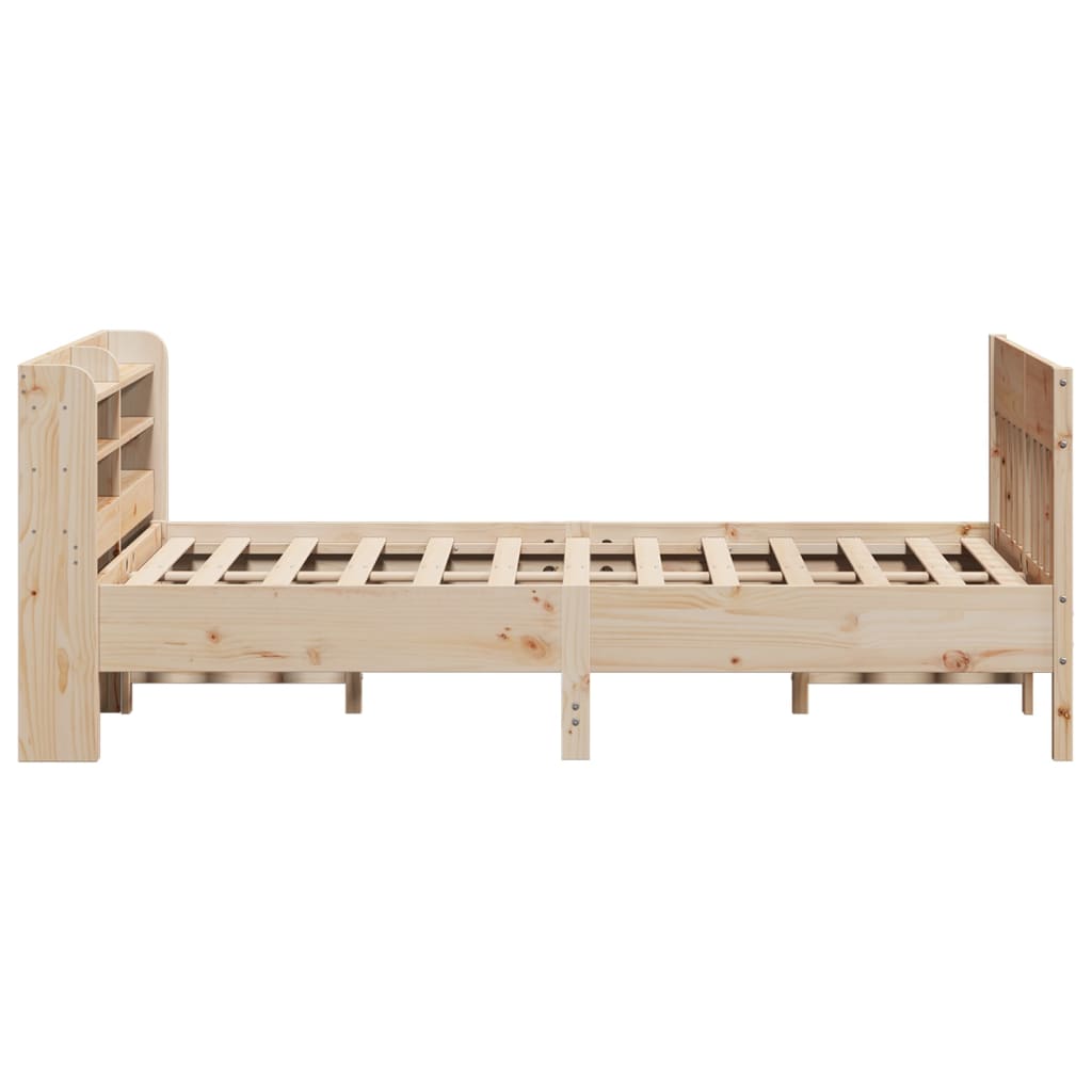 Okvir kreveta bez madraca 135 x 190 cm od masivne borovine