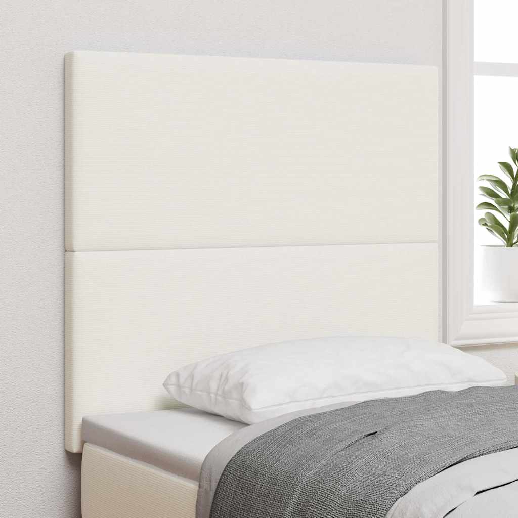 LED glava kreveta s LED trakama Krema 100 cm Kordura tekstil