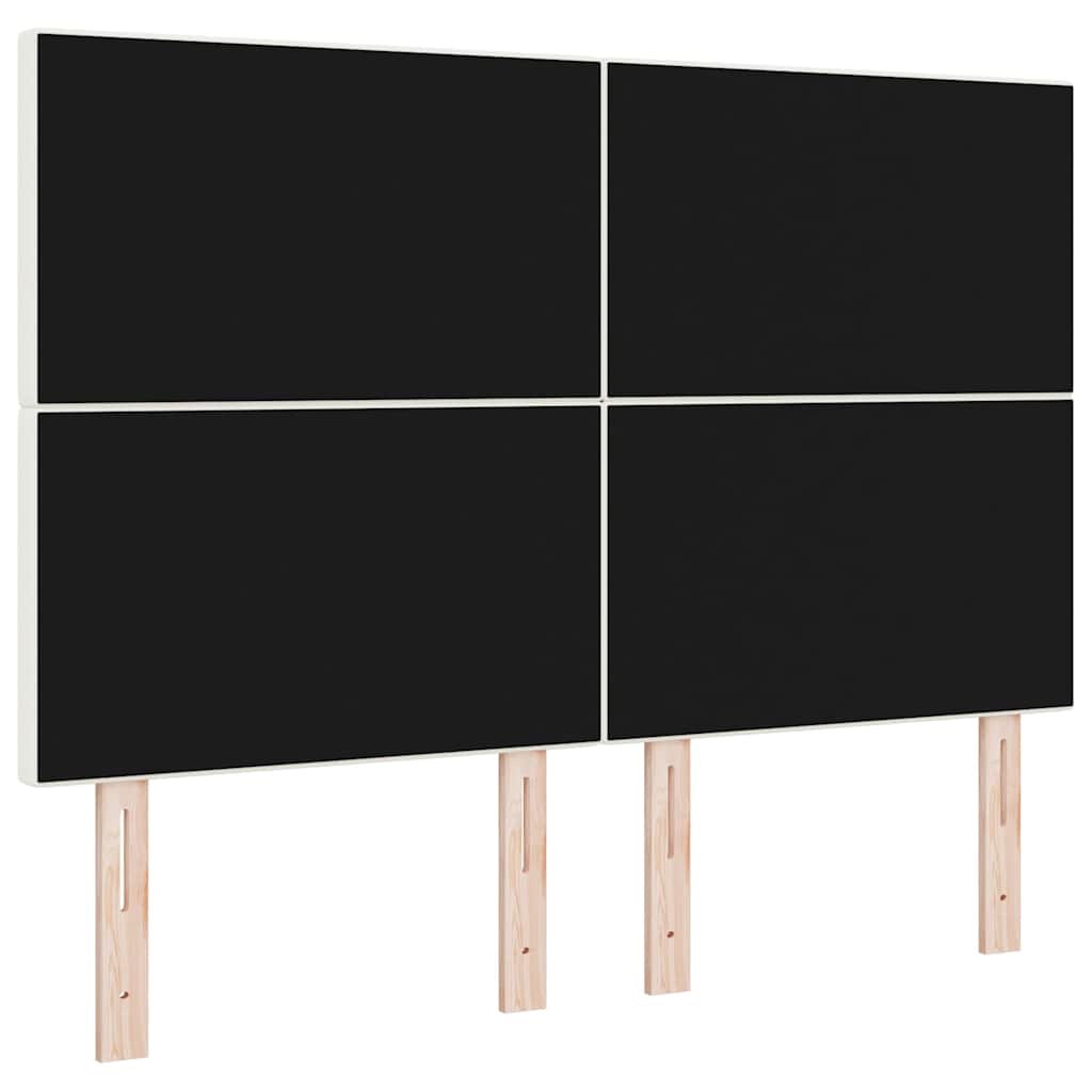 LED glava kreveta s LED trakama Krema 160 cm Kordura tekstil