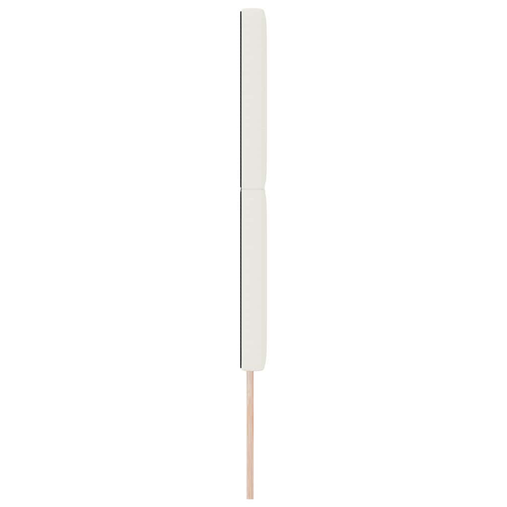 LED glava kreveta s LED trakama Krema 160 cm Kordura tekstil