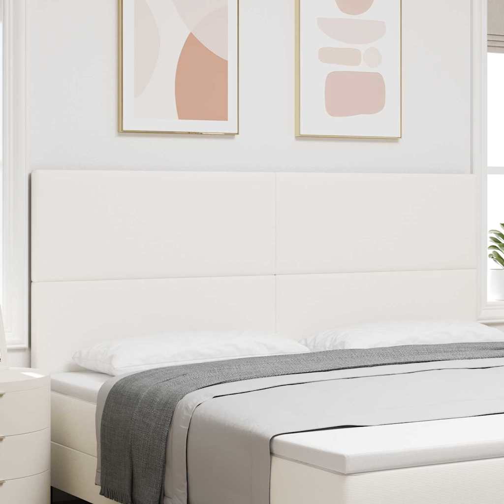 LED glava kreveta s LED trakama Krema 200 cm Kordura tekstil
