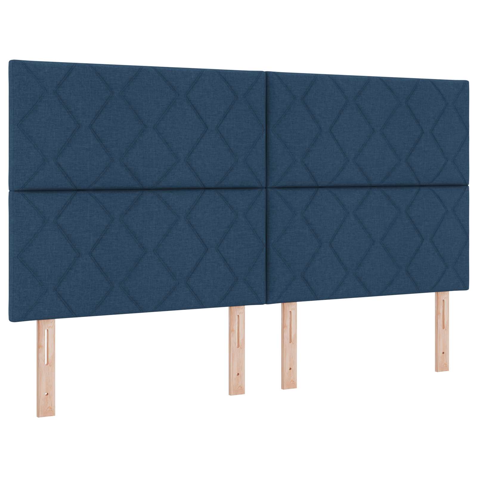 LED glava kreveta Svijetlo siva 180 cm tkanina