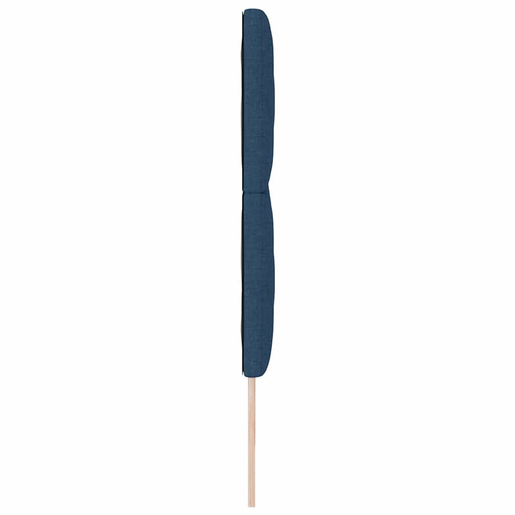 LED glava kreveta Svijetlo siva 180 cm tkanina
