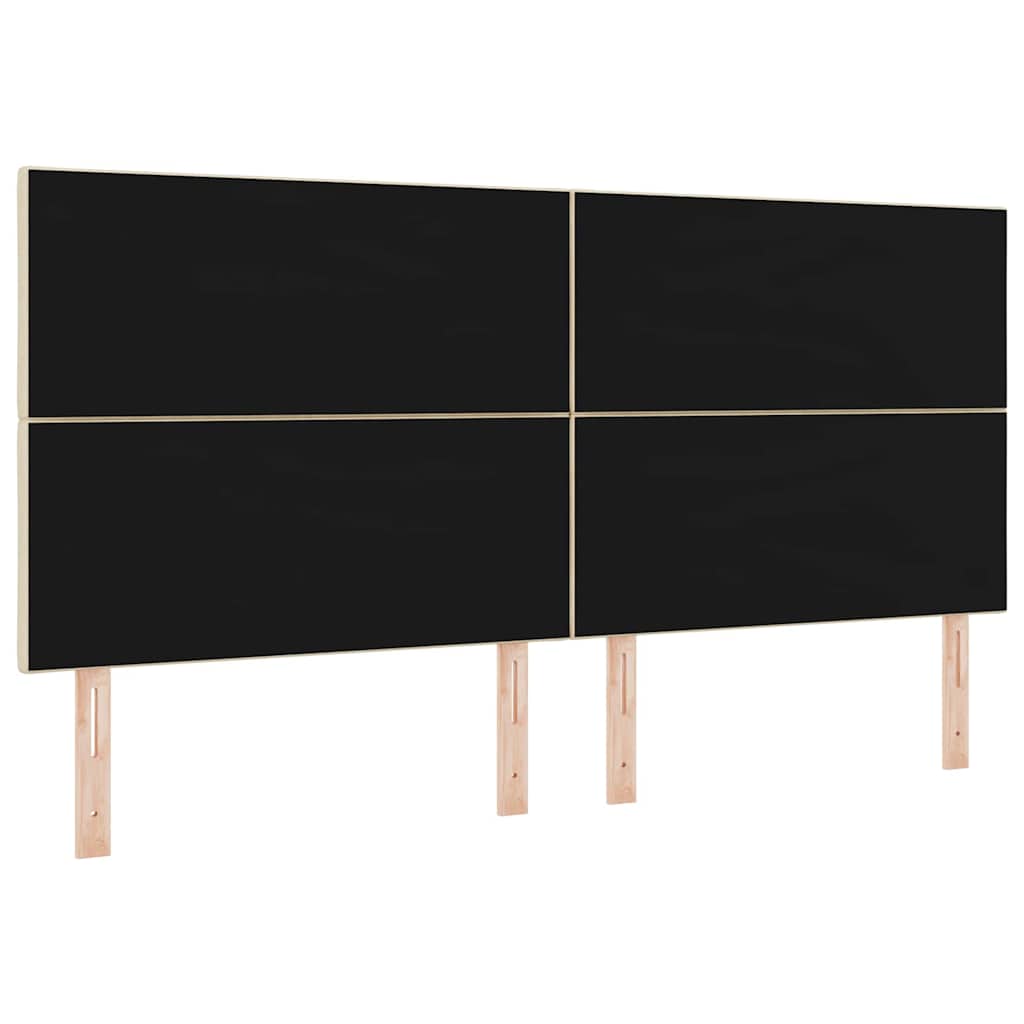 LED glava kreveta Krema 200 cm tkanina