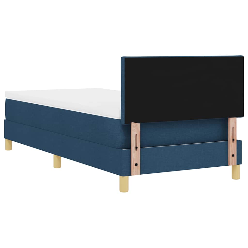 Krevet s opruga kutije s jastukom Plava 100 x 200 cm tkanina